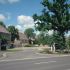 Der Dorfplatz - Blick Richtung M�hlberger Stra�e.
